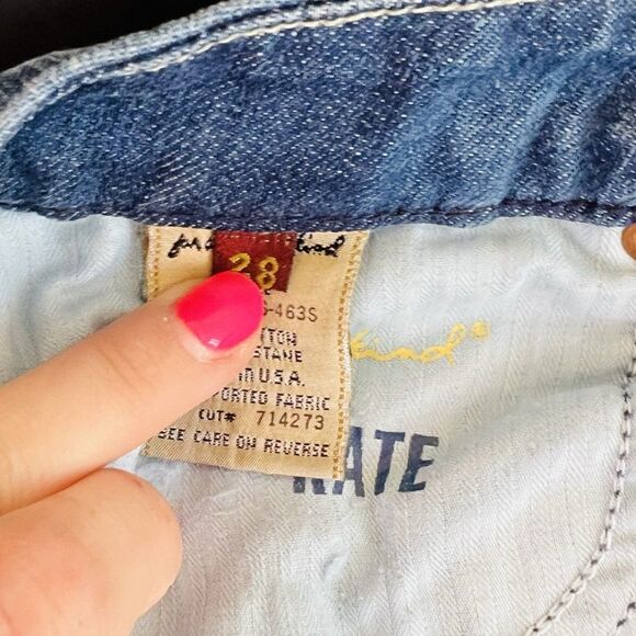 7FAMK 7 For All Mankind Kate Slim Straight Jeans - Picture 6 of 6